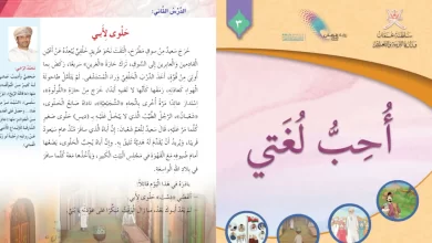 شرح درس حلوى لابي للصف الثالث