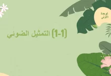 ملخص درس التمثيل الضوئي مادة العلوم الصف الثامن