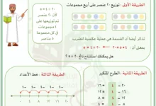الطرق الكتابية للقسمة للصف الخامس