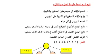 ملخص درس المثلثات الخادعة للصف الثالث PDF