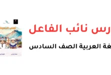 درس نائب الفاعل للصف السادس