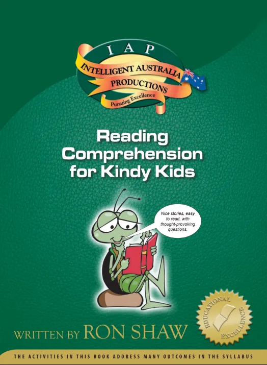 كتاب Reading Comprehension for Kindy Kids لتنمية الفهم القرائي بالإنجليزية