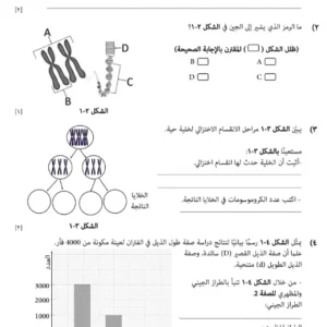 اختبار نهائي مادة الأحياء للصف العاشر الفصل الثاني – المنهج العماني