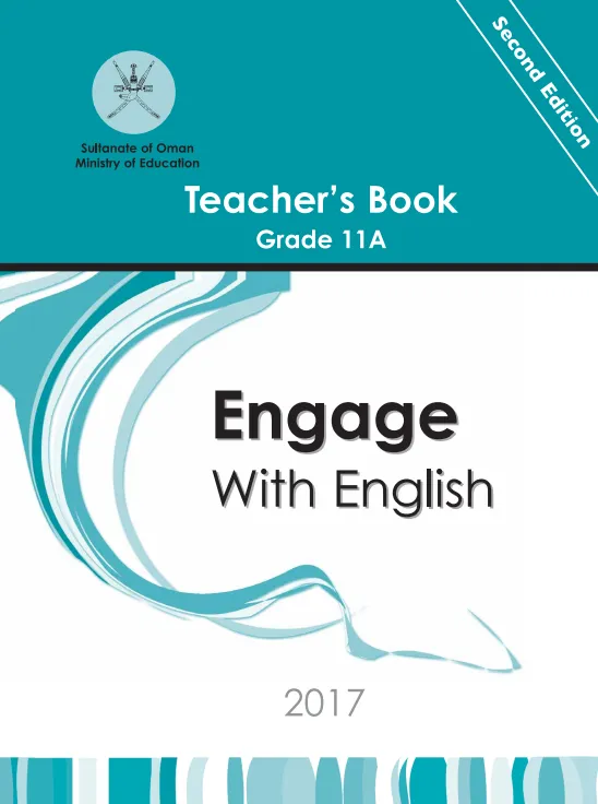 دليل المعلم مادة اللغة الإنجليزية teacher's book للصف الحادي عشر الفصل الأول PDF